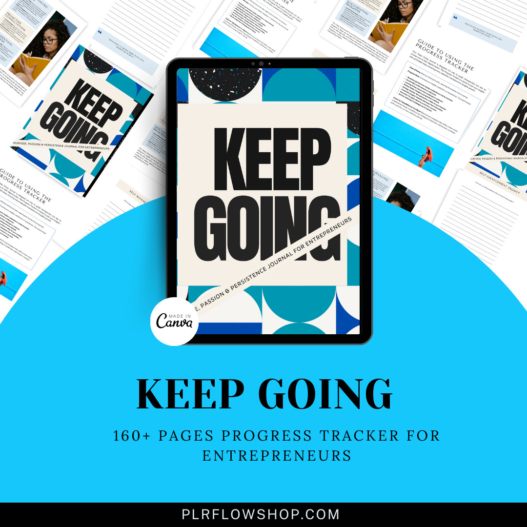 Keep Going Journal  for Entrepreneurs